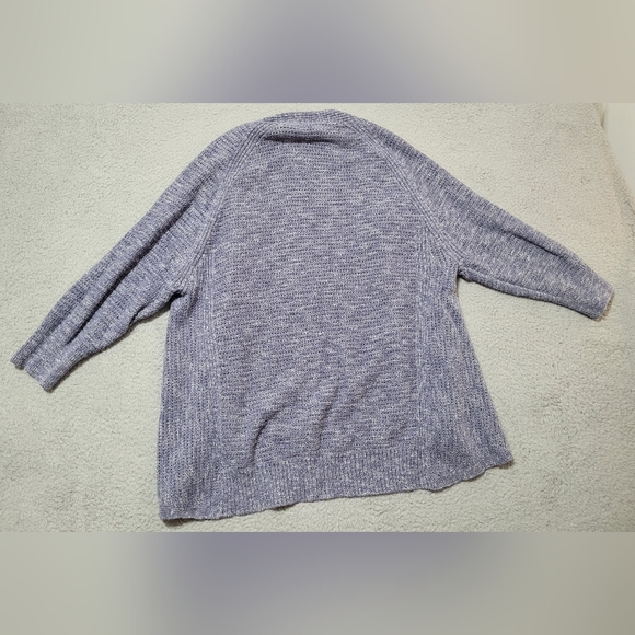 Banana Republic Blue Knit Open Cardigan Large - Picture 3 of 9